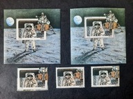 Blok 139 A , B zn z bl Fi 3062 A,B 3062 ** - 20 Roczn Lądowania na Księżycu