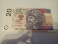 Polska Banknot 20 zł seria CE 2025r. stan idealny, nie był w obiegu RADAR !