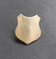 Stary srebrny gwóźdź sztandarowy, sygnowany