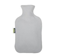 Termofor gumowy 2 l w polarowym pokrowcu - SZARY