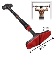 Duży Drążek Poziomy do Drzwi – Regulowany, Stalowy, Trening Domowy