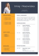SZABLON WZÓR CV RESUME (1 strona) MS WORD (docx)