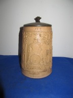 -ODobra Cena--1 L ok 1850r Ceramiczny Kufel Karczmiak -35-