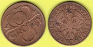 POLSKA 5 groszy 1938 r.