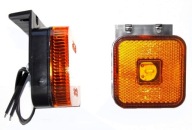 Lampa obrysowa pozycyjna boczna z odblaskiem led 12-24V diodowa+uchwyt
