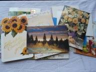 ZESTAW 20 POCZTÓWEK I KARNETÓW ŚWIĄTECZNYCH I OKOLICZNOŚCIOWYCH