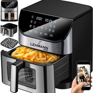 FRYTOWNICA FRYTKOWNICA BEZTŁUSZCZOWA DUŻA 8L AIR FRYER MOCNA SMART GRILL