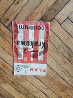 Kraków stary plan centrum miasta autobusy tramwaje