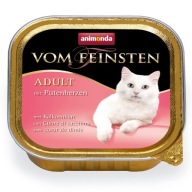 ANIMONDA Vom Feinsten Cat ADULT Wołowina Serca Indyka 100g