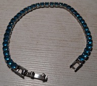 UROCZA BRANSOLETKA KOLOROWE CYRKONIE