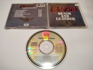 Saxon – Denim And Leather - CD STARE WYDANIE UK EMI SWINDON C2320