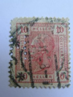 Austria - obiegowy - dziurkowanie firmowe - Mi. 134 kasowany