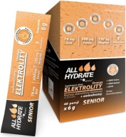 Elektrolity Sticks SENIOR Pomarańcz 6g x 40 NAWODNIENIE Magnez Potas |