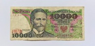10000 ZŁOTYCH 1987 seria AZ , rzadsza