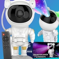 Projektor gwiazd astronauta lampka nocna dla dzieci rzutnik z pilotem