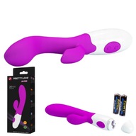 MASAŻER ŁECHTACZKI WIBRATOR DAMSKI DLA PAR SEKS KRÓLICZEK 30 FUNKCJI GRATIS