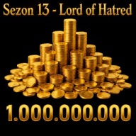 Diablo 4 SEZON 13 Lord of Hatred 1 mld złota (1kkk gold) - OBECNY SEZON