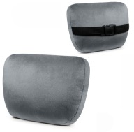 PODUSZKA ZAGŁÓWEK| do foteli gamingowych| samochodu alcantara grey