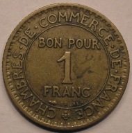 FRANCJA - 1 frank 1922