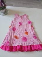 Warstwowa dziewczęca sukienka bawełna r 122/128