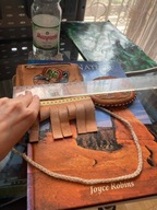 komplet :saszetka do powieszenia na szyję,portmonetka-Meksyk.