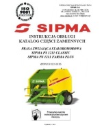 SIPMA PS 1211 - instrukcja obsługi, katalog części pras (2011)