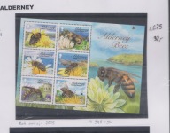 LATARNIE MORSKIE, PSZCZOŁY, ALDERNEY Mi: BLOK345-40 L675