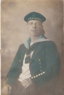 MARYNARZ .. KAISERLICHE MARINE .. S.M.S WUER ....? NA OTOKU CZAPKI