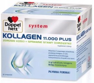 DOPPELHERZ SYSTEM KOLLAGEN 11.000 PLUS – SUPLEMENT DIETY, 30 AMPUŁEK