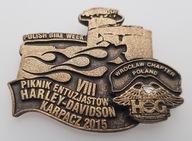 Znaczek, odznaka, blacha zlotowa, motocyklowa No.2529