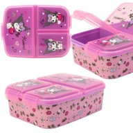 ŚNIADANIÓWKA DO SZKOŁY KUROMI DLA DZIEWCZYNKI RÓŻOWA LUNCHBOX SZKOLNY