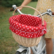 Wyściółka / wkład do koszyka rowerowego – bawełna