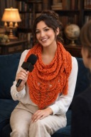 PRZEPIĘKNA SZYDEŁKOWA W 3D CHUSTA BOHO Z CHWOSTAMI Z JEDWABIU, WEŁNY MERINO