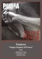 Plakat A3 - Pantera Vulgar Display Of Power 1992
