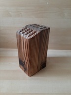 DREWNIANY BLOK STOJAK NA NOŻE LATA 70-80