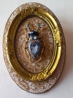 Zawieszka biżuteryjna owad niebieski