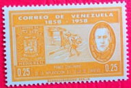 WENEZUELA 1958 listonosz pieszo czyste**
