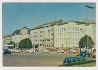 Wrocław Grand Hotel ,Polonia 1963r. postój Taxi FSO Warszawa Tramwaj x946