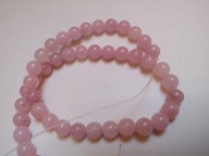 H2- AGAT RÓŻANY - kula - 4mm - 33sztuki