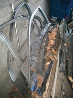 DRZWI LEWE TYLNE BMW 5 E60 SEDAN SILVER GRAU ŁÓDŹ