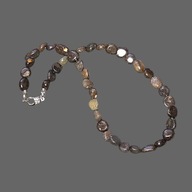 Naszyjnik "Australijska Galaktyka"-Surowy Opal Matrix