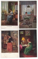 9-KC36- Kobiety z listami,1910-20