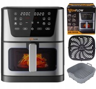 Frytkownica beztłuszczowa MEMFLOW 8L 1800W 14 programów dotykowa srebrna