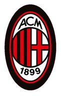AC MILAN _ NAKLEJKA _ 3x5cm