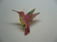 PIN PRZYPINKA BROSZKA PTAK KOLIBER