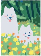 Plakat „Cute Animal World” – Urocze Plakaty do Pokoju Dziecka