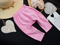 Bebe-Jou - muślinowe letnie spodnie r 74