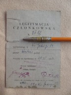 KRAKÓW POWSZECHNA SPÓŁDZIELNIA SPOŻYWCÓW PSS LEGITYMACJA CZŁONKOWSKA 1947