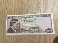 Islandia - 5000 koron - 1961 - rzadki