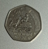 Wyspa Man 50 pensów 2020r. Piotruś Pan - Rusałka BCM